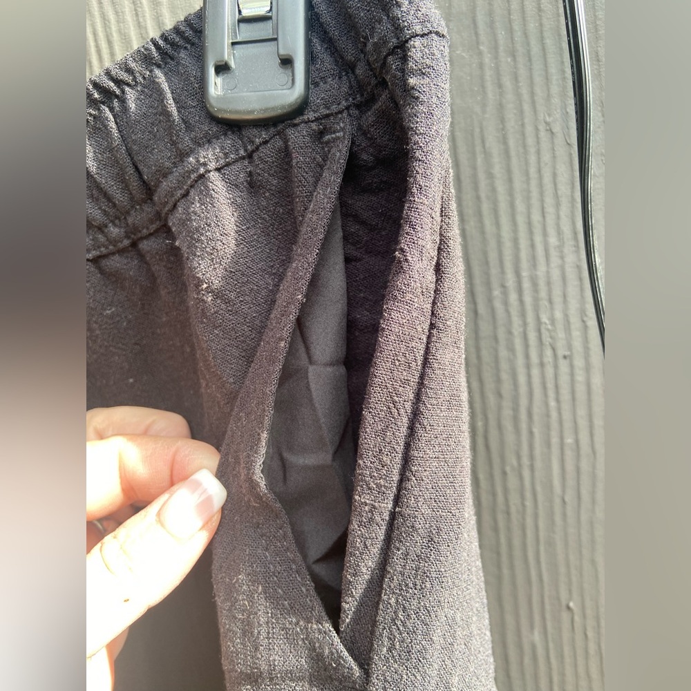 NEW-BE COOL Women's Black Wide Leg Pants - Picture 3 of 7